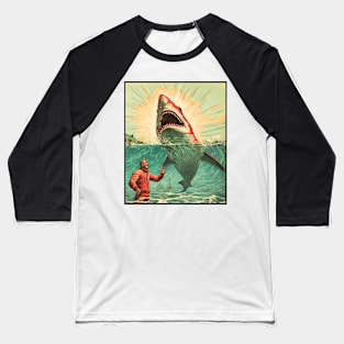 Shark Attacking Baseball T-Shirt